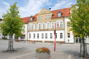 Das Rathaus von Brandis